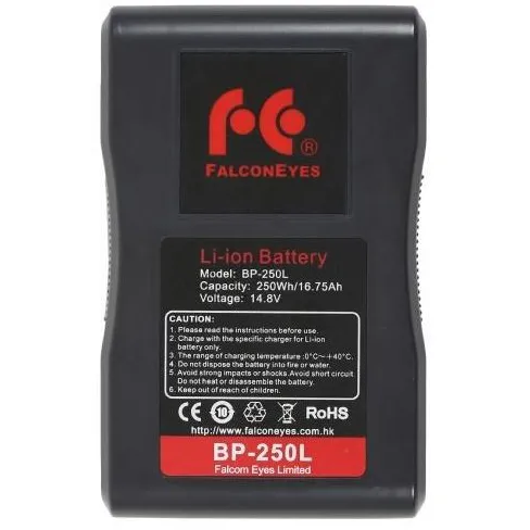 Falcon Eyes baterie V-Mount 250 Wh, 14.8 V, 17000 mAh