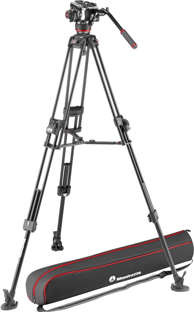 Manfrotto 504X & Alu Fast Twin Tripod