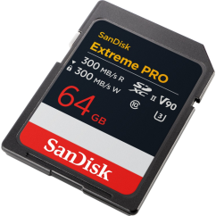SanDisk Extreme PRO, 64 GB SD UHS-II (V90)