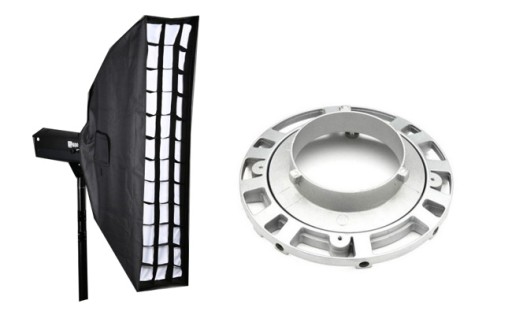 Strip softbox s voštinou, otočný 22x95cm Bowens (SB2295BGR)