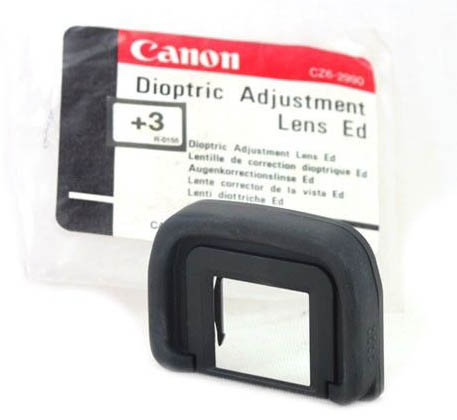 Canon dioptrická korekce hledáčku ED, plus 3,0D s rámečkem ED