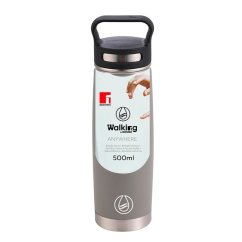 Termoska BERGNER fľaša nerezová oceľ 0,5 l šedá