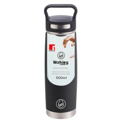 Termoska BERGNER fľaša nerezová oceľ 0,5 l čierna