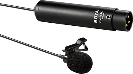 BOYA BY-M4C XLR klopový mikrofón s Phantom napájaním