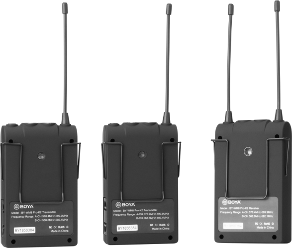 Boya BY-WM8 PRO-K2 / UHF Wireless Microphone / 2 TX+1 RX