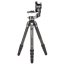 Benro Carbon Fiber Tripod TTOR35CLV with Folding Gimbal Head GH2F | Leveling Base | Payload 10 kg | Weight 2.8 kg | Max Height 153 cm