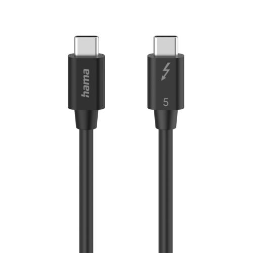 Kabel Hama Thunderbolt 5, USB-C, 1 m, 80 Gb/s, 240 W