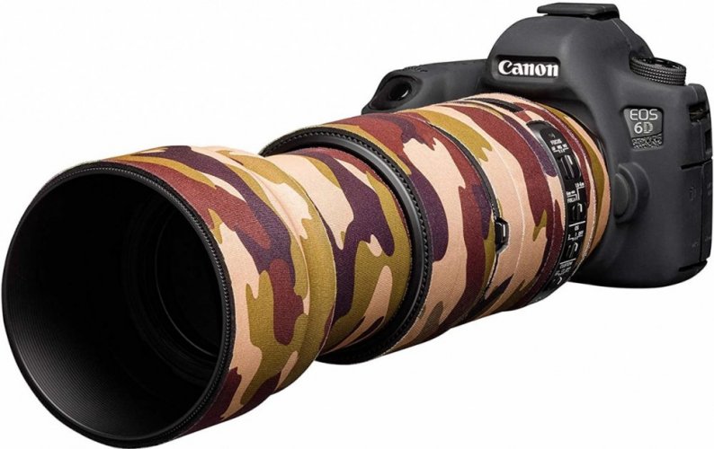 easyCover Lens Oaks Protect for Sigma 100-400mm f/5-6.3 DG OS HSM Contemporary ( Brown camouflage)
