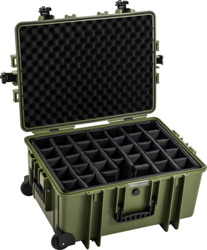 B&W Outdoor Cases BW Outdoor Cases Type 6800 / Bronze green (divider system) B&W Outdoor Cases BW Outdoor Cases Type 6800 / Bronze green (divider system)