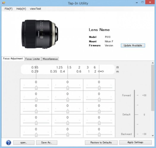Tamron TAP-in Console für Nikon F Mount Objektive