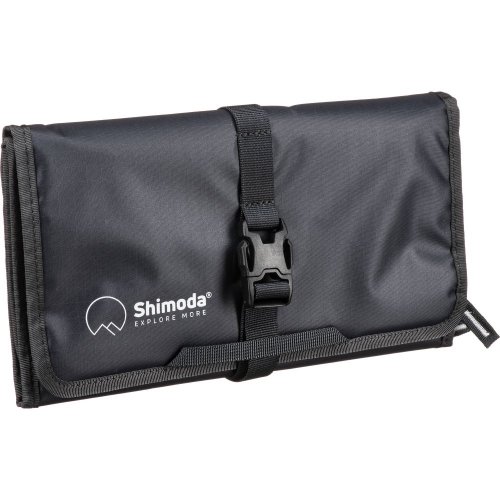 Shimoda 4 Panel Wrap | 4-panelový obal | pro filtry, baterie a příslušenství | velikost 57 × 25 × 3 cm | průhledné kapsy na zip