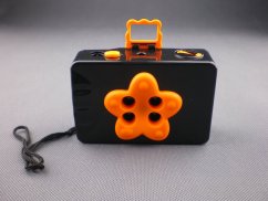 Lomo fotoaparát 4x černo oranžový (LM4c)