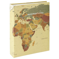 WORLD MAP 19x25 cm, foto 10x15 cm/200 ks, 100 stran