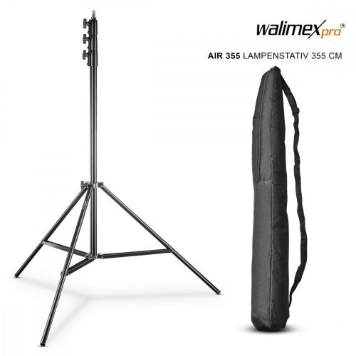 Walimex pro Lampenstativ AIR mit Luftdämpfung 355cm, 8kg
