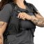 Shimoda dámske ramenné popruhy Tech Shoulder Strap | pre ženy s veľkým poprsím a strednou až veľkou šírkou ramien | čierna