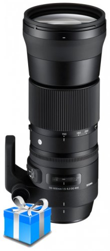 Sigma 150-600mm f/5-6,3 DG OS HSM Contemporary Nikon F + UV filter