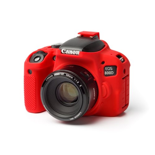 easyCover Silikonové pouzdro pro Canon EOS 800D Červené
