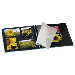 Fotoalbum Hama FINE ART 36x32 cm, 50 strán, tyrkysový, špirálový, lepiaci