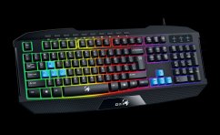 Klávesnica Genius K215 USB CZ+SK black