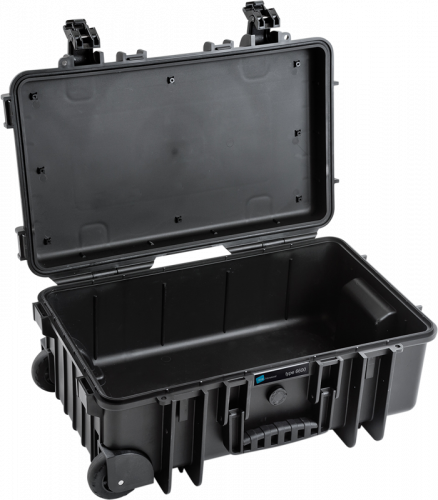 B&W Outdoor Case 6600, prázdný kufr černý