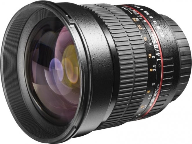 Walimex pro 85mm f/1,4 DSLR Objektiv für Nikon F AE