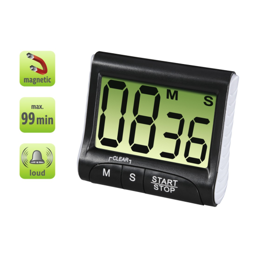 Xavax Countdown, digitální minutky, černé