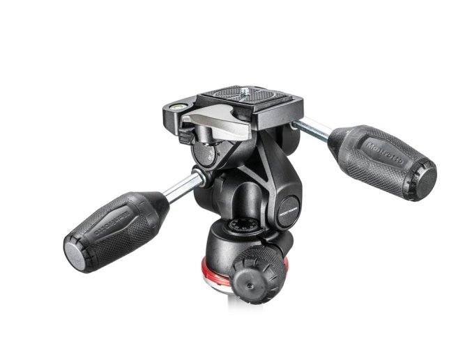 Manfrotto MH804-3W 3-cestná Pan/Tilt hlava s rychloupínací destičkou 200LT-PL (RC2) Manfrotto MH804-3W 3-cestná Pan/Tilt hlava s rychloupínací destičkou 200LT-PL (RC2)