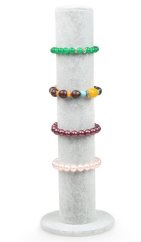 Stojánek na náramky šedý, 30cm