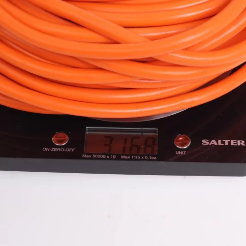 Extension Cord 230V, 30m, Orange, Plug-Socket