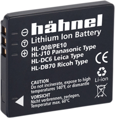 Hähnel HL-008/PE10, Panasonic DMW-BCE10, 850 mAh, 3.6V