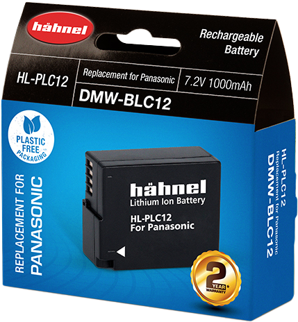 Hähnel HL-PLC12, Panasonic DMW-BLC12 7.2V, 1000mAh, 7.2Wh