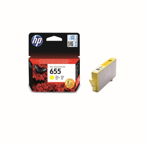 Atrament HP Ink No 655 žlutá, CZ112AE