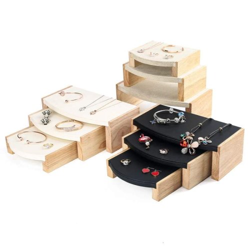 3x Ständer, Display, Schmuckbank Grün (DRD18Z)