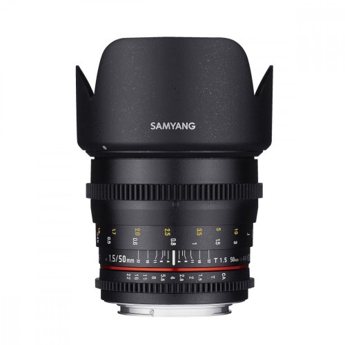 Samyang 50mm T1.5 VDSLR AS UMC Lens for Sony E