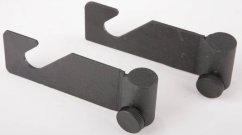 Background brackets for mounting on a studio tripod