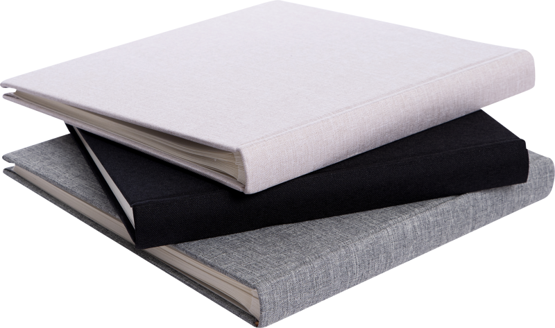 Focus Base Line Canvas Album 26x25 Grey