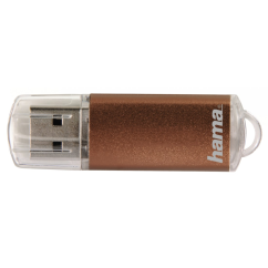 Hama Laeta FlashPen, USB 2.0, 32 GB, 66x, hnědá