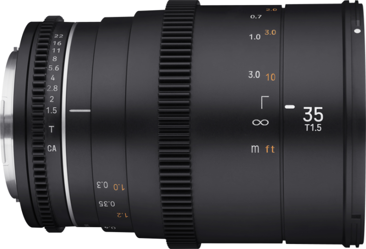 Samyang 35mm T1,5 VDSLR MK2 Canon EF