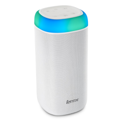 Hama Bluetooth reproduktor Shine 2.0, LED podsvietenie, IPX 4, biely