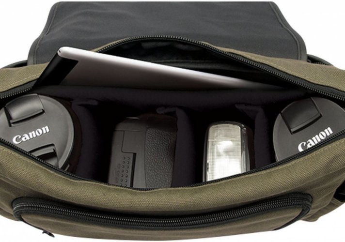Canon MS10 Messenger Bag Kameratasche, Grau