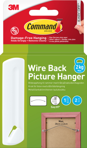 3M Command Wire 1 Hook+2 Strips