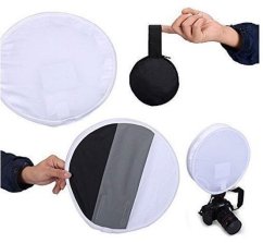 Univerzální kruhový difuzér 30cm s kalibrační tabulkou pro systémový blesk