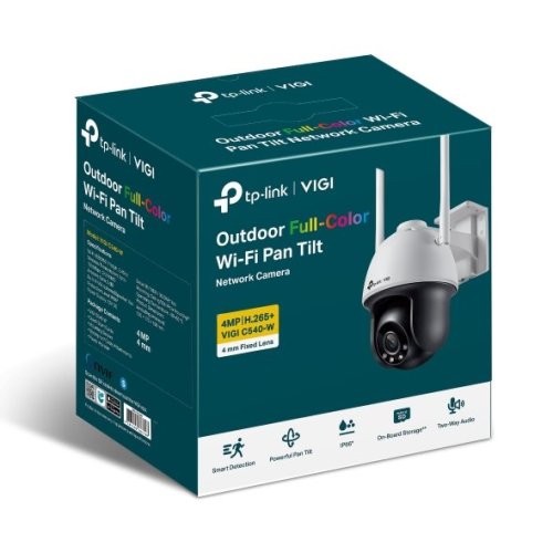 Kamera TP-Link VIGI C540-W(4mm) 4MPx, venkovní, IP PTZ, WiFi, osvětlení 30m