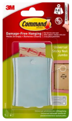 3M Command Picture Hanger Jumbo Universal Sticky Nail