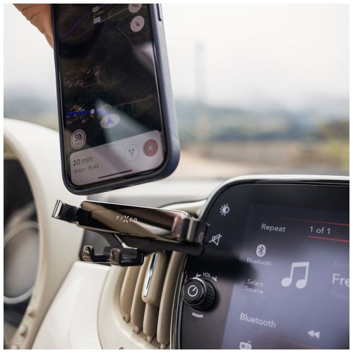 Držák FIXED Gravity (2. generace) s uchycením na mřížku, vesmírně šedý