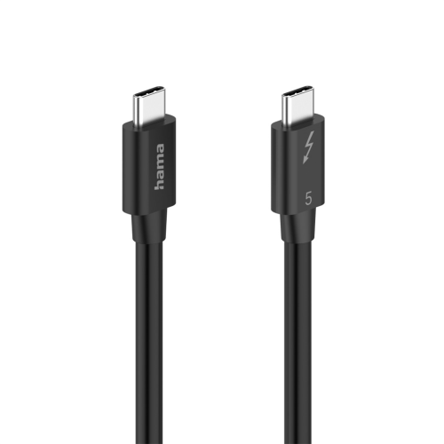 Kabel Hama Thunderbolt 5, USB-C, 1 m, 80 Gb/s, 240 W