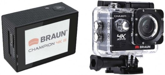 Braun Champion 4K III, WiFi + vodotěsné pouzdro