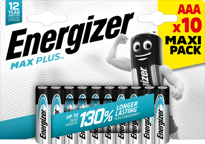 Energizer Max Plus AAA 10-Pack