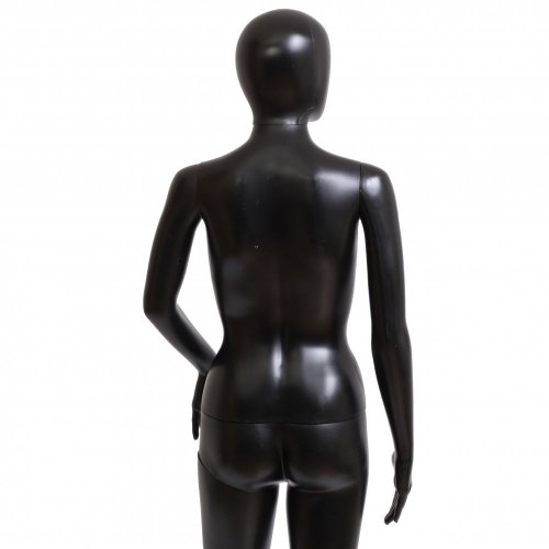 Figurine "Woman", black matte color, height 175 cm