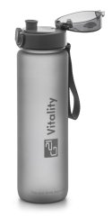Fľaša G21 na pitie, 1000 ml, sivá-zmrznutá